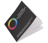 NUOBESTY Libro di Test per Deficit di Colore Tabelle Visive Rigide Manuale Portatile in Inglese per Esame della Vista e Sicurezza alla Guida