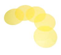 NUOBESTY Light film diffusore, 5 pezzi, PET giallo, pellicole plastiche autoadesive, resistenti allo sbiadimento, per lampade LED in soggiorno