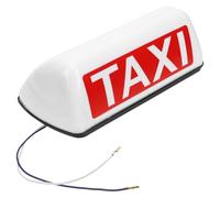 NUOBESTY Luce LED per Insegna Taxi Sul Tetto Auto Indicatore Luminoso a LED Bianco Luce per Cabina Taxi Resistente e Brillante per Uso Esterno