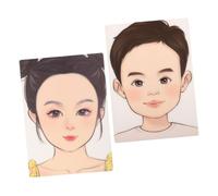 NUOBESTY Manichino in Silicone Riutilizzabile per Trucco Strumento per Esercitarsi nella Pittura del per Bambini Facile da Pulire e Progettato per Incoraggiare La creatività