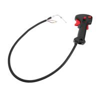 NUOBESTY Manico Tosaerba Regolabile con Interruttore Acceleratore Ergonomico Impugnatura per Destri Accessorio per Decespugliatore e Tagliaerba Compatibile con Modelli