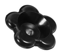 NUOBESTY Maniglia Valvola a Farfalla Nera 8x8 MM per Regolazione Precisa | Ricambio in Plastica Bakelite, Forma Floreale Stelo, per Tecnici e Idraulici, Uso Industriale e Radiatori