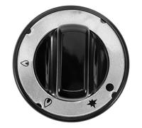 NUOBESTY Manopola di Controllo per Fornello Gas Resistente al Calore Manopola per Stufa e Barbecue Design Elegante Rosso e Nero da Facile da Installare per Ambienti Professionali