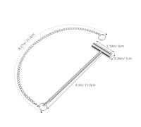 NUOBESTY Martello Rompi-Vetro Antincendio 4 Pezzi per Interruttori di Allarme e Idranti Strumento Compatto di Emergenza per Sicurezza Domestica e Professionale