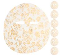 NUOBESTY Maschere per Viso in Fogli 10 Pezzi Foglia D’Oro Maschera Idratante per la Cura Quotidiana della Pelle Maschera Portatile per Donne per Trattamento Viso e Doni