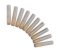 NUOBESTY Meccanismo Interno Penna a Sfera Filettatura Esterna in Metallo 7,3 Mm, Set da 10 Pezzi, Ricambio Compatibile per Uso Ufficio, Scrittura Scorrevole e Sostituzione Semplice