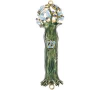 NUOBESTY Mezuzah Decorazione Ebraica Ortodossa in Lega Resistente per Benedizione della Casa per Battenti Porta e Templi Religiosi