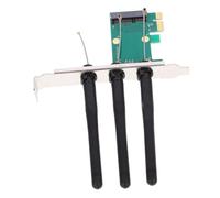 NUOBESTY Mini Pcie Con Doppia Adattatore Per Wireless Desktop Elevate Prestazioni e Ricezione Migliorata Compatibile Con PC Pcie