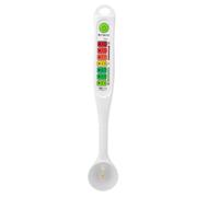 NUOBESTY Misuratore di Salinità Elettronico Portatile per Cucina Display Led, Alta Precisione, Facile da Usare, in Plastica, per Cibi e Piatti Salati Durante la Cottura