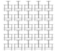 NUOBESTY Morsetti a Molla per Tubi da Laboratorio Fascette Stringitubo Regolabili per Controllo del Flusso Set da 20 Pezzi per Compressore e Applicazioni Scientifiche