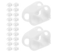 NUOBESTY Morsetti a Pizzico Regolabili per Tubi in Plastica 30 Pezzi Valvola di Controllo del Flusso per Acquario Giardino e Laboratorio Clip Portatile per Gestione Precisa del Flusso