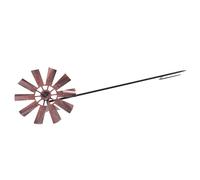 NUOBESTY Mulino a Vento in Ferro Battuto da Giardino Girandola Decorativa Rotante da Cortile Resistente e Durevole Superficie Liscia e Lucida per Esterni e Decorazione Paesaggistica