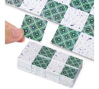 NUOBESTY Nuobestiy Piastrelle per Pavimenti per Casa Delle Bambole, 60 Pezzi, Scala 1:12, Piastrelle in Miniatura per Pavimenti, Bifacciali, in Legno, Accessori per Casa Delle Bambole con Punti