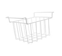 NUOBESTY Organizer Cestello Sospeso per Congelatore Profondo 38X22X20 CM in Filo Metallico Spesso Contenitore per Conservazione Efficiente e Ripiano Portaoggetti per Cucina