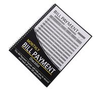 NUOBESTY Organizzatore Di Fatture Personali Organizzatore Di Fatture Mensili Quaderno Di Budget Libro Contabile Pianificatore Di Monitoraggio Finanziario Pianificatore Di Gestione Del