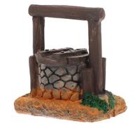 NUOBESTY Ornamento per Pozzo d’Acqua in Miniatura Vintage Decorazione per Paesaggi da Giardino in Miniatura Accessorio per Bonsai e Micro Scenari da Interno Elemento Decorativo per Casa