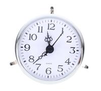 NUOBESTY Orologio Artigianale Movimento Dell'orologio Hardware Dell'orologio Immagine Orologio Frame di Foto con Orologio Inserto Mini Orologio Quadranti per L'artigianato Silver Plastica