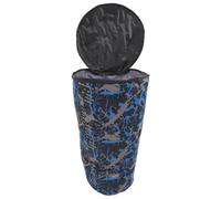 NUOBESTY Oxford Cloth African Drum Bag with Chic Camouflage Blue Design, Waterproof Backpack Suitable for Street Performances Colore Casuale