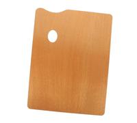 NUOBESTY Palette in Legno per Pittura a Olio e Acrilico con Bordi Inclinati Superficie Liscia Spigoli Misura Stile Vintage e retrò