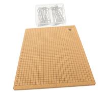 NUOBESTY Pannello di Progetto in Sughero macramè per Misurare Il Progetto del Braccialetto con T Craft Supplies