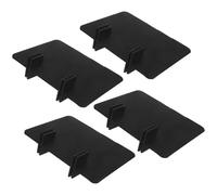 NUOBESTY Pannello Divisorio per Scrivania in Feltro 40X30 CM Set 4 Pezzi Supporti Neri Schermo per la Privacy da Ufficio e Aula Separatore da Tavolo Portatile e Autoportante