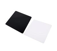 NUOBESTY Pannello Riflettente Acrilico Bianco per Fotografia 2pezzi, Sfondo Specchiante per Accessori come Collane e Bracciali