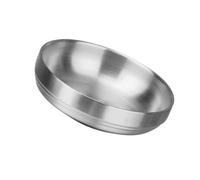 NUOBESTY per Condimenti Diametro 13 Cm in Inossidabile 304 Doppio Strato, Rotondo per Antipasti, Adatto per Casa