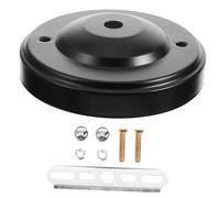 NUOBESTY Piastra di Copertura per Lampadario e Plafoniera in Ferro Vintage, Kit Baldacchino per Lampade a Sospensione e Applique da Soffitto, Staffa di Montaggio Versatile