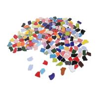 NUOBESTY Piastrelle Mosaico Ceramico Irregolari 1000g per Artigianato Creativo Bordi Piani Resistenti per Decorazioni Fai-da-te e Spazi Esterni
