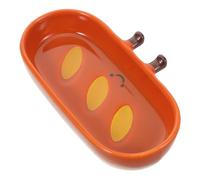 NUOBESTY Piatto per Salse a Forma di Pane in Ceramica Mini Piatto per Condimenti e Antipasti Ciotola per Salsa Piedini Antiribaltamento per Servire Pane e Snack in Cucina