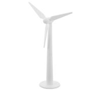 NUOBESTY Plastica Bianca Miniatura di Turbina Eolica 1:150 | Design Componibile Realistico, Dettaglio Accurato e Stabile, per Diorami, Layout Stradali, Tavoli Scenici