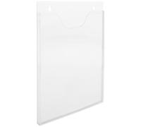 NUOBESTY Porta Brochure da Parete in Acrilico Trasparente Formato Verticale A4 Espositore per Opuscoli e Documenti Supporto Organizzatore per Riviste e Depliant Ufficio