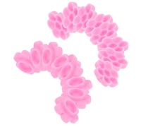 NUOBESTY Porta Colla Accessorio per Applicare Colla a Forma di Fiore Rosa per Extension Ciglia in ABS 500 Pezzi per Estensioni Ciglia per Salone di Bellezza e Procedure di Laminazione