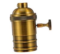 NUOBESTY Porta Lampade Sospeso Retrò in Alluminio Portalampada Vintage Opaco Per Cucina Sala Da Pranzo Soggiorno Facile Installazione