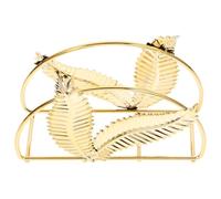 NUOBESTY Porta Tovaglioli in Metallo a Forma di Foglia Porta Tovaglioli da Cena Compatto per Cucina e Ristorante Organizer Tavolo Resistente in Ferro