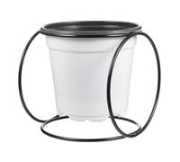 NUOBESTY Portafiori in Ferro Nero per Piante Grasse e Cactus da Interno | Supporto Elegante per Casa, Struttura in Plastica e Ferro, Forma a Vaso, per Amici e Famiglie Colore Casuale