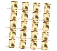 NUOBESTY Portalampada Base a Vite Mini in Rame Per Lampade Led, Accessori Per Illuminazione Domestica e Sperimentale, 20 Pezzi Per Riparazioni e Test Elettrici Nelle Utenze Di Casa