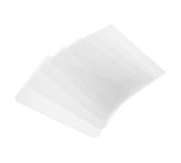 NUOBESTY Pratiche Buste Porta Biglietti Da Visita A5 6 Pezzi Con Fori Per Una Facile Organizzazione in Pvc Robusto E Resistente Allusura Per Una Maggiore Durata