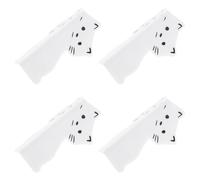 NUOBESTY Protezione Angoli per Mobili in Silicone a Forma di Gatto, 4 Pezzi, Facile Installazione, Sicurezza, per Camera da Letto e Interni