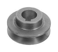 NUOBESTY Puleggia a Singola Scanalatura in Ghisa per Compressore ad Aria e Pompa, Facile da Installare Ammortizzazione, Dimensioni 6.80x6.80x3.10cm, Foro da 1" e Chiavetta da 8mm
