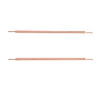 NUOBESTY Punte di Contatto per Saldatrice a Punti Mini in Rame e Ossido di Allumina, Set da 2 Pezzi, Accessorio per Saldatore a Batteria Portatile, Punta Elettrodo per Riparazioni