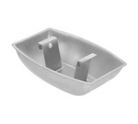 NUOBESTY Recipiente in Acciaio Inox per Olio Contenitore Raccogli-grasso per Cappa Estrattore Sostituzione Vaschetta Raccogli Olio in Acciaio Inox