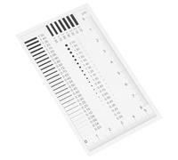 NUOBESTY Righello di Misurazione Alta Precisione per Pellicola Trasparente Calibro per Difetti di Linea Macchie e Crepe Strumento di Rilevamento Dimensioni per Uso Professionale e