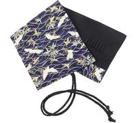 NUOBESTY Rotolo Astuccio Per Penne a Crane Pen Borsa Di Tela Taccuino Tascabile Coperchio Astuccio Versatile Corredo Di Cancelleria Comodo Astuccio Per Matite Astuccio Colorato Cotone