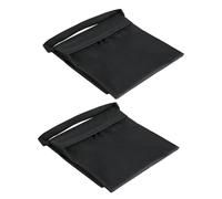 NUOBESTY Sacchi di Sabbia Pesanti Professionali Doppia Cerniera per Stabilizzare Supporti Fotografici e Treppiedi, Set da 2 Pezzi per Studio Fotografico e Illuminazione, Riempibili per Uso