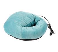 NUOBESTY Scaldapiedi Elettrico USB in Poliuretano Verde Riscaldamento Rapido e Design a Forma di Scarpa, Portatile per Ufficio e Dormitorio in Inverno