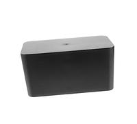 NUOBESTY Scatola Per Cavi in Plastica Nera, Organizer Per Prese Multiple e Gestione Cavi, Copertura Blocco Per Ufficio, Casa e Soggiorno Taglia S, Protezione Ragazzo Ragazza e Animali