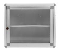 NUOBESTY Scatola Porta Medicinali da Parete in Metallo, Contenitore per Aiuti Pubblici e Oggetti Smarriti, Armadietto Robusto Salvaspazio per Emergenze in Casa, Ufficio e Bagno