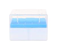NUOBESTY Scatola Porta Oggetti 2 Pezzi 20 Griglie Plastica per Congelamento Provette in Laboratori e Centri di Ricerca Funzione di Conservazione Criogenica Colore Casuale