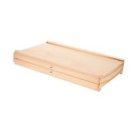 NUOBESTY Scatola Portaoggetti in Legno per Pennarelli Artist's Essential con Cassetti A Doppio per Forniture Artistiche